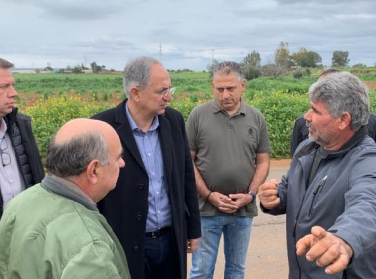 Συνάντηση γεωργών Τροόδους με τον Υπουργό Γεωργίας