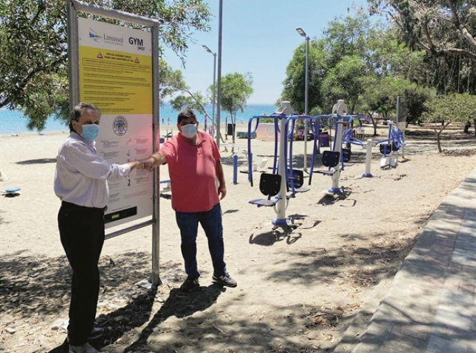 Εμπλουτίζονται με υπαίθρια γυμναστήρια οι παραλίες του Δήμου Γερμασόγειας