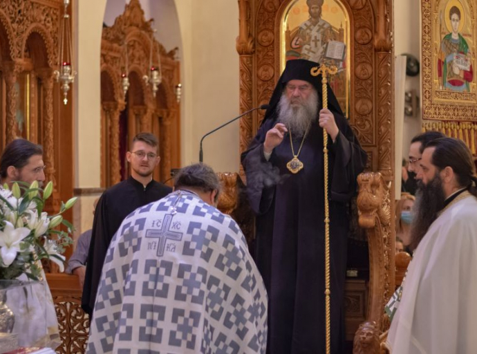 Ο Μητροπολίτης Λεμεσού στα Δημήτρια στην Αθήνα