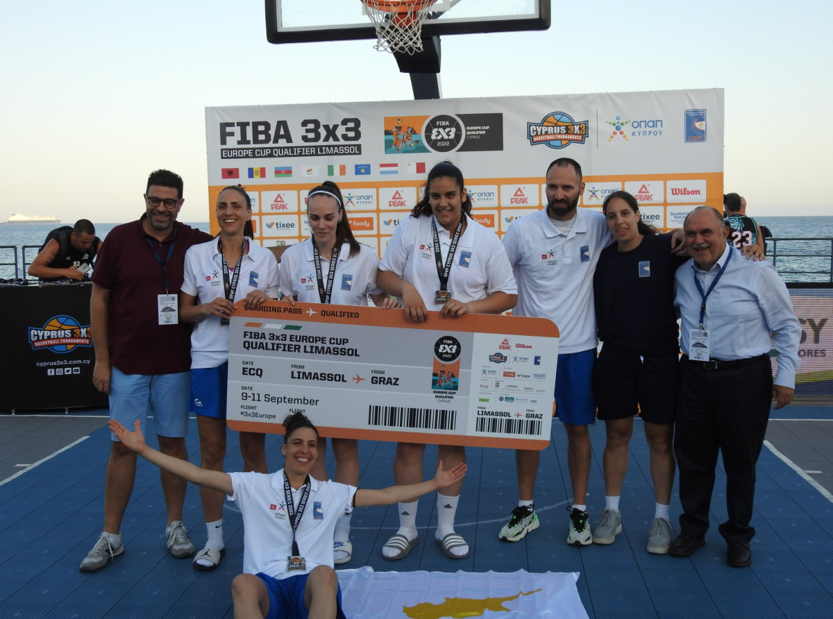 Στην παρουσία Ανδρέα Μιχαηλίδη το FIBA 3x3 Europe Cup Qualifier 2022 – Συγχαρητήρια στις Εθνικές μας