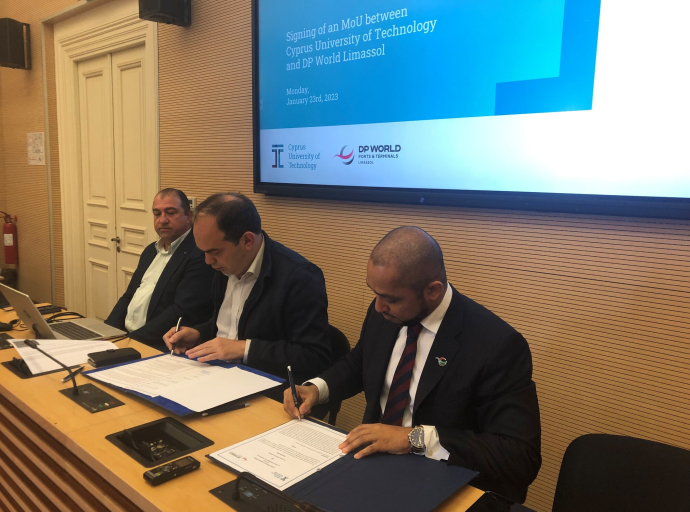 Μνημόνιο Συναντίληψης υπέγραψαν DP World Limassol και  Τεχνολογικό Πανεπιστήμιο Κύπρου (ΤΕΠΑΚ)