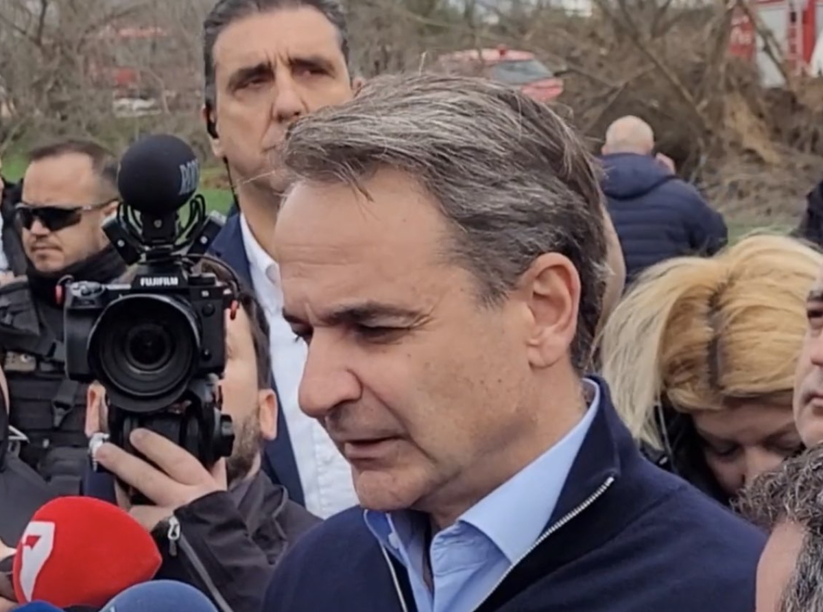 Μητσοτάκης από Λάρισα: Εγγυώμαι ότι θα μάθουμε τα αίτια της τραγωδίας