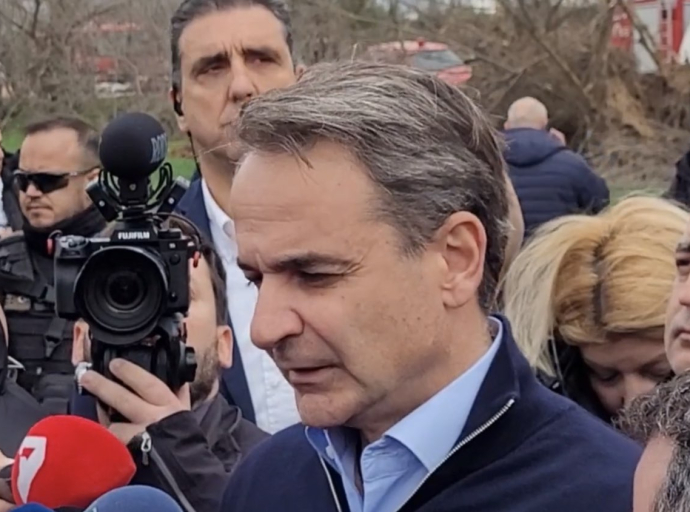 Μητσοτάκης από Λάρισα: Εγγυώμαι ότι θα μάθουμε τα αίτια της τραγωδίας