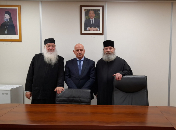 Συνάντηση Κ.Ε ΔΗΚΟ, Π. Λεωνίδου με τον Μητροπολίτη Ναϊρόμπι κ. Μακάριο