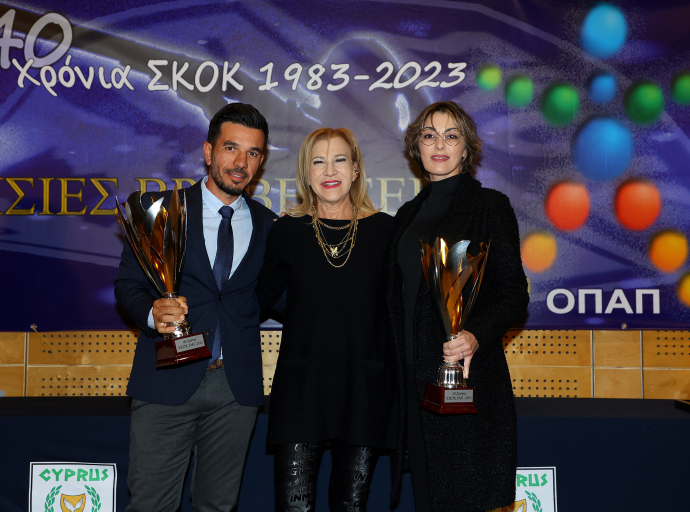 Στις βραβεύσεις των κορυφαίων σκοπευτών/τριών η Κάλλη Χατζηιωσήφ
