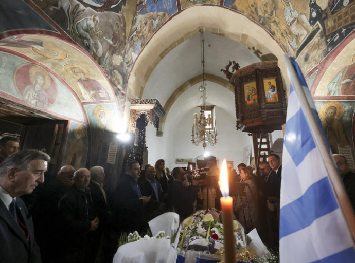Τελέστηκε η κηδεία του αγωνιστή της ΕΟΚΑ Αντρέα Στυλιανού