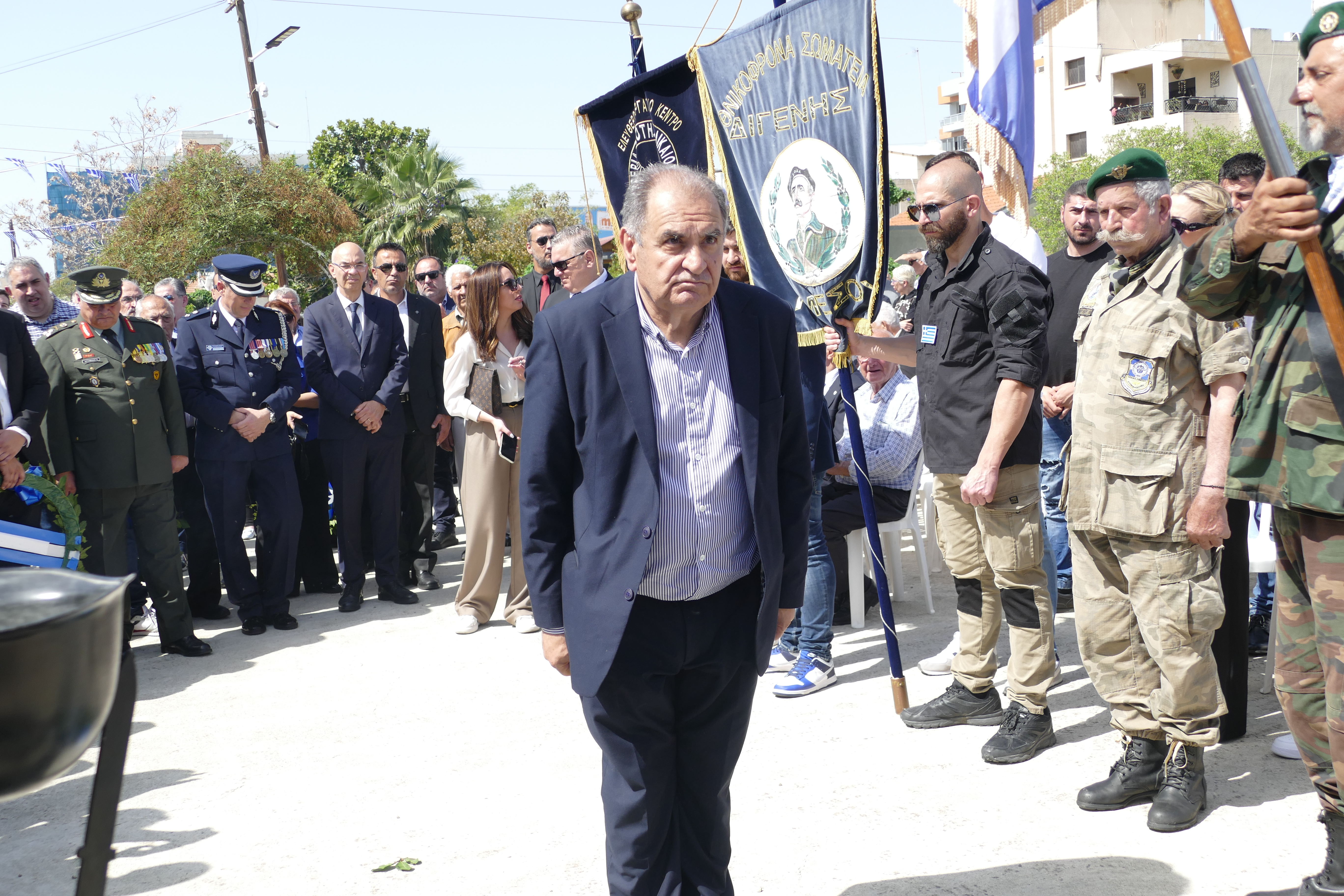Επετειακή ομιλία Σάββα Στούππα στις εκδηλώσεις για την 1η Απριλίου 1955-59 στον Αγρό